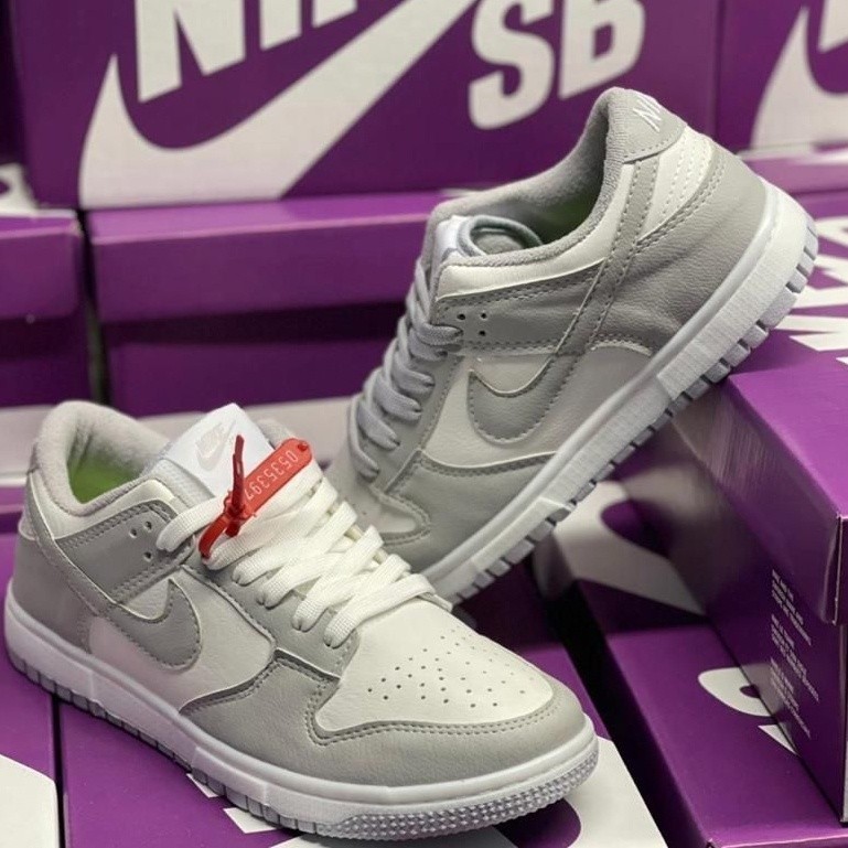 Tênis Jordam Dunk Low Masculino e Feminino Basqueteiro - Azul Branco Preço Baixo Só Hoje vbbv