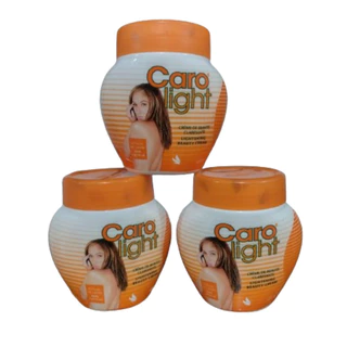 Creme Clareador Caro Light Facial e hidratante corporal 120ml Importado Kit 3 Unidades