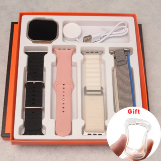 Newest SmartWatch 49mm GS8+ Ultra Mini Smart Series 2.02Inch 8 Siri NFC Altitude Dock Body Temperature iwo