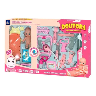 Kit Médico Pequenas Doutoras Luz e som - Fenix
