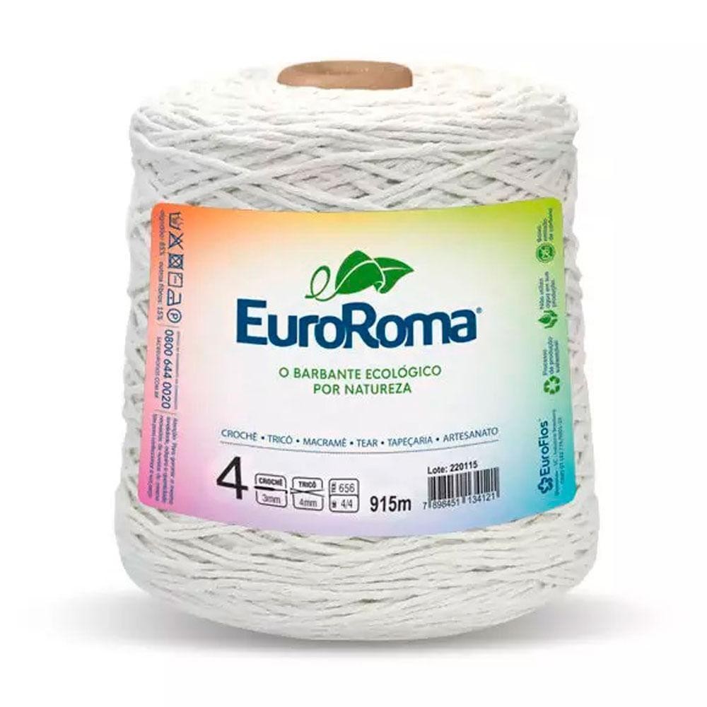 Barbante EuroRoma Eco 4/4 Rolo com 915 Metros | Shopee Brasil