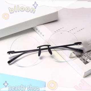 BLLOON Óculos Anti-UV Blue Rays Glasses , De Computador Sem Borda Com Corte De Diamante Ultraleve Portáteis Estrutura Redonda De Alta Definição Mulheres Homens