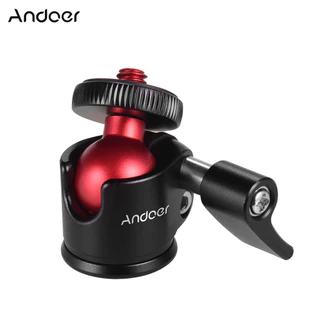 Andoer Mini Cabeça De Bola De Tripé Giratória De 360 Graus Para Câmera DSLR