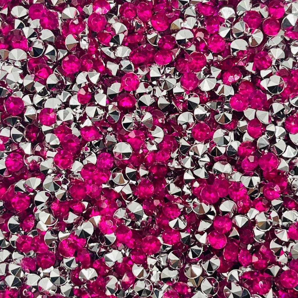 Colagem Redondo Strass Pink 4mm 1000pçs Artesanato 10g | Shopee Brasil