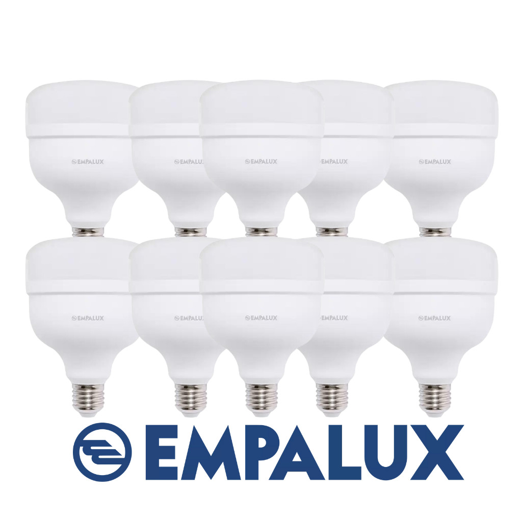 Kit 10 Lâmpadas Alta Potência 30W ECO 6500K E27 EMPALUX