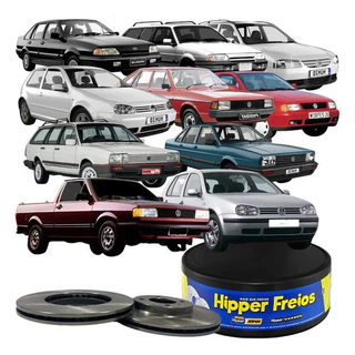 Par Disco Freio Ventilado Royale Versailles Gol 1993 À 2009 em Oferta na Shopee