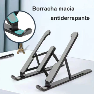 4 Estilos Suporte Base Para Notebook De Mesa Universal E Tablet Dobrável Materiais de Alumínio Portatil Preto Regulável Plástico Materiais de Alumínio Reforçado Ergonômico Porta Notbook P1