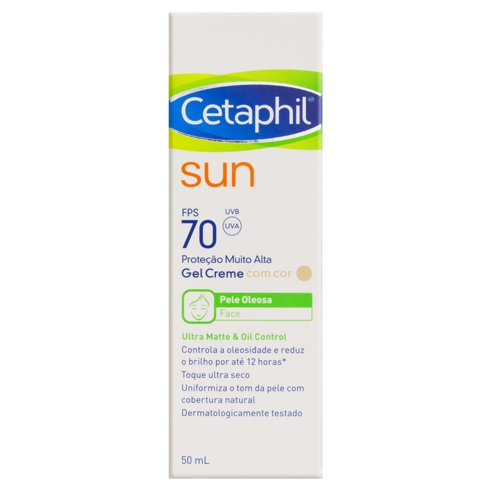 Protetor Solar Sem Cor Cetaphil Sun FPS 70 50mL | Shopee Brasil