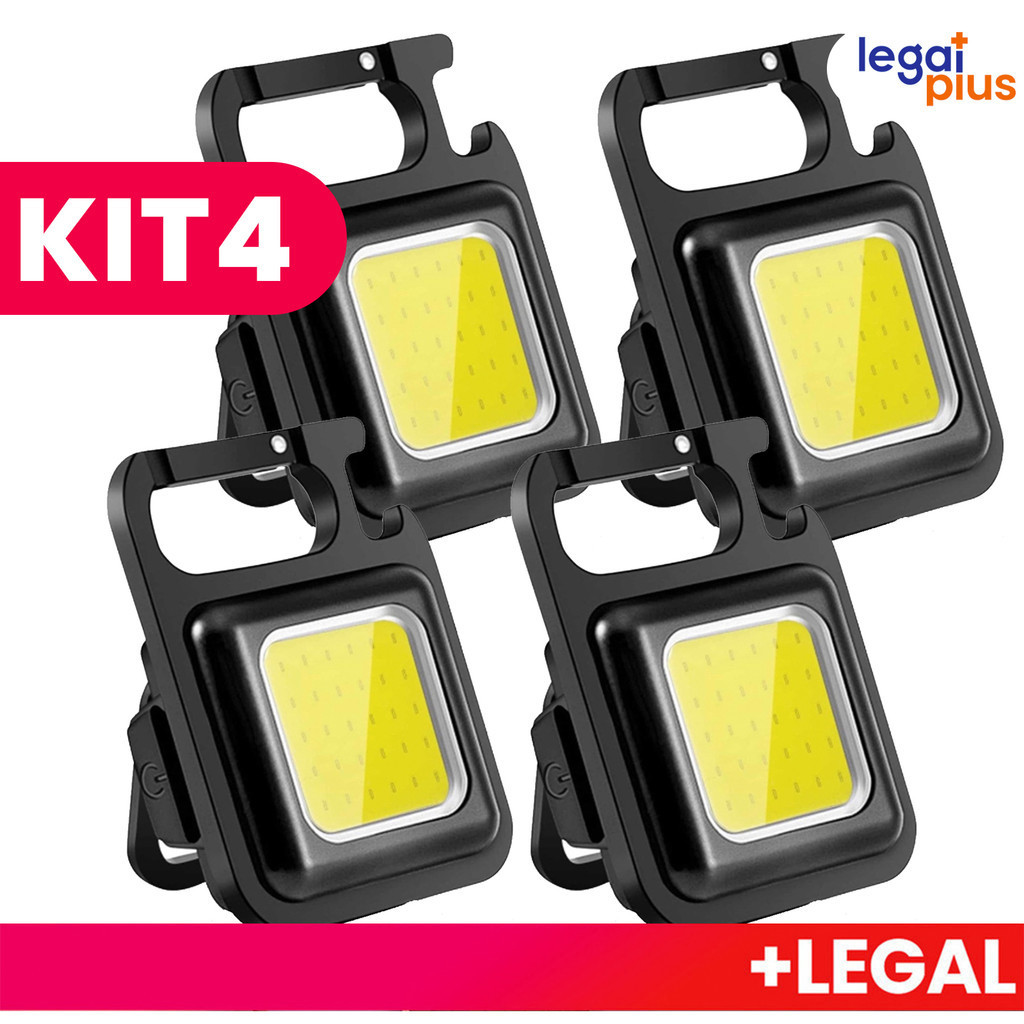 Mini Lanterna Com led Portátil/USB Recarregável Iuminação ajustavél 3 Modos De Luz Lanternas De Chaveiro E Abridor