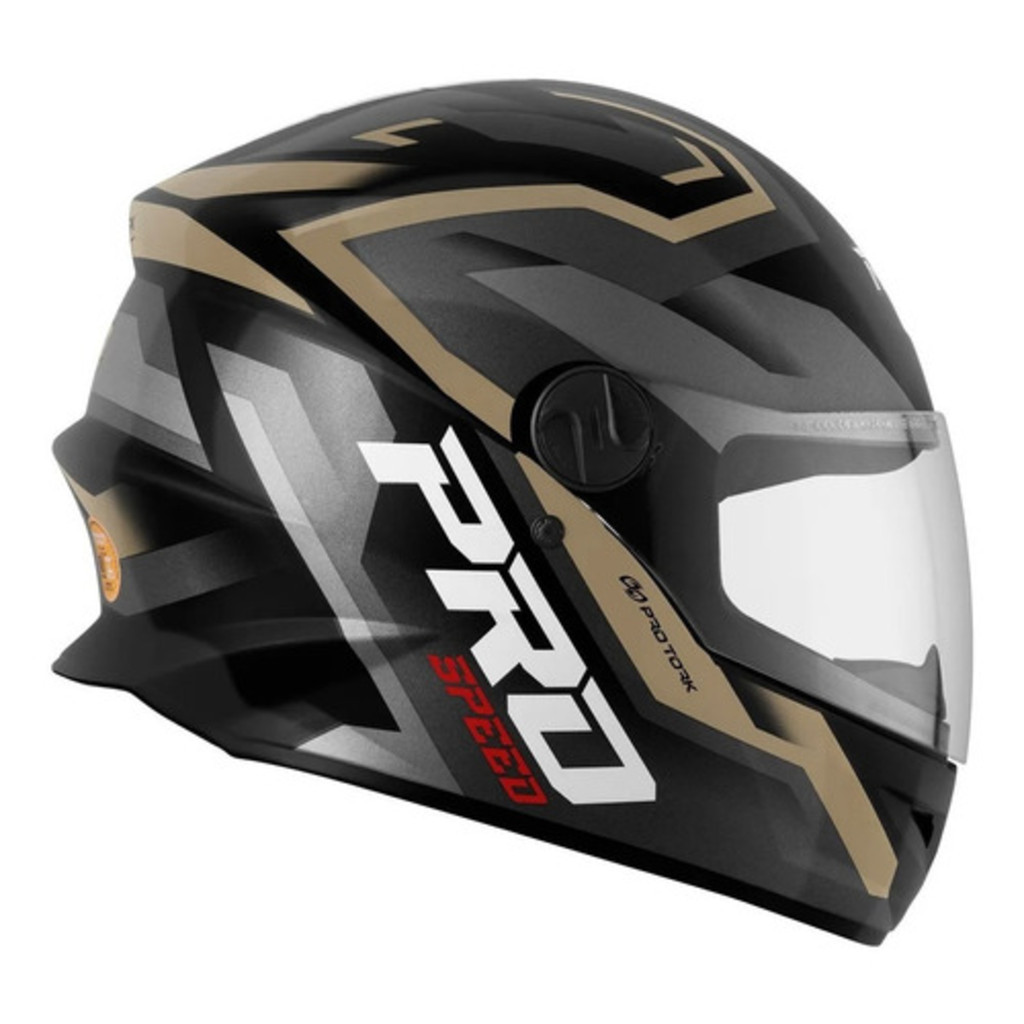 Capacete Pro Tork R8 Pro Speed + Narigueira De Brinde Brilho