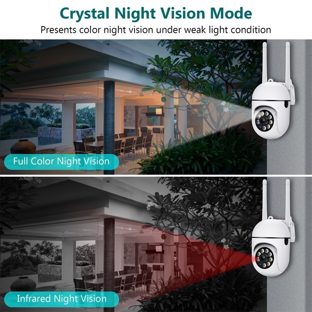 Imagem do produto Câmera IP Sem Fio Para Detecção Corporal Interna E Externa Com Visão Noturna Colorida Ai 3