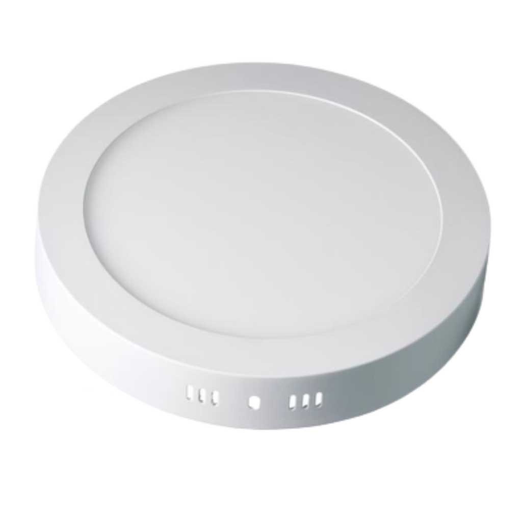 Luminária Painel de Led Plafon 18W Redondo Sobrepor 4000K Branco Neutro Bivolt