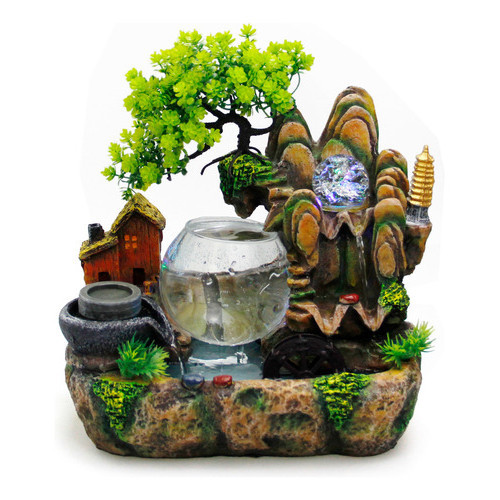 Cascata Fonte Agua Decorativa Artificial Relaxante
