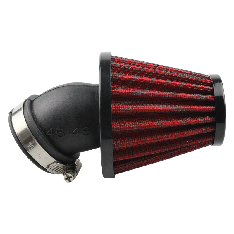 Filtro de Ar Esportivo duplo fluxo SEM ABRAÇADEIRA Bocal medidas Universal acessório Carro Turbo