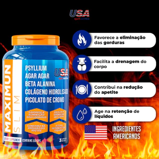 3x TERMOGENICO IMPORTADO - 3 UNIDADES - TRAT. COMPLETO - EMAGRECIMENTO NATURAL - USA SPORT NUTRITION