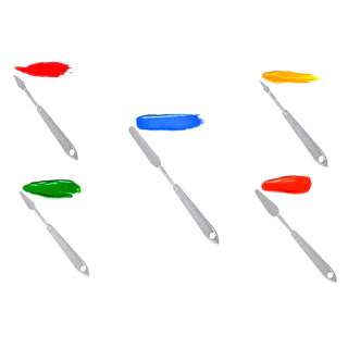 Espatula Plastica Pintura Artistica Condor Tela Painel