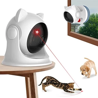 ATUBAN Brinquedo Automático A Laser Para Gatos De Interior , Brinquedos Interativos Filhotes/Cães , Modo Rápido/Baixo , Faixas De Circulação Ajustáveis