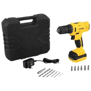 Parafusadeira Furadeira A Bateria 12V Bivolt PFV 120 Vonder