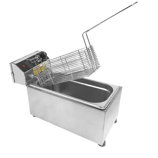 Fritadeira Industrial Eletrica 4 L 2000W Aco Inox