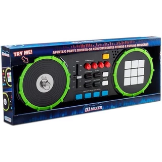 Brinquedo Eletrônico Musical Dj Mixer Multikids BR1175