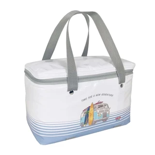 Bolsa Térmica Freezer Pro 12 Litros Anti Vazamento 33,50cm x 19,50cm x 19,20cm Kombi Cinza Não Vaza