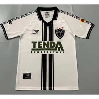 1997 Atlético Mineiro 97 Mg Retro Galo Clássico Casa Manga Curta Camisa De Futebol Masculina S-2XL
