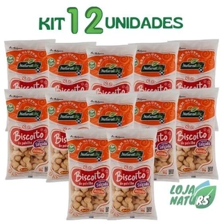KIT Biscoito de Polvilho Tradicional Sem Glúten Vegano 90g - Natural Life