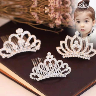 Tiara Coroa Pente  Princesa Penteado Festa Infantil Casamento/Noivas/Festa Strass Debutantes/Adulto/Bailarina Ballet em Oferta na Shopee