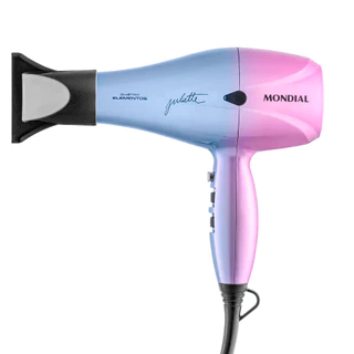 SECADOR DE CABELOS PROF SCP-JU-03 AZUL ROSA 127V