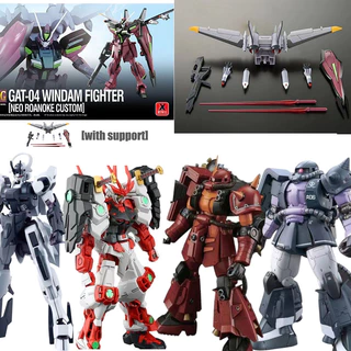 Windam Fighter Neo Gundam HG Zaku Ii Shia HGUC 175 Unicórnio 02 Sengoku Astray Moldura Vermelha Banshee Norn Montagem Modelo MSM-07S Z GOK Carga Calibarn