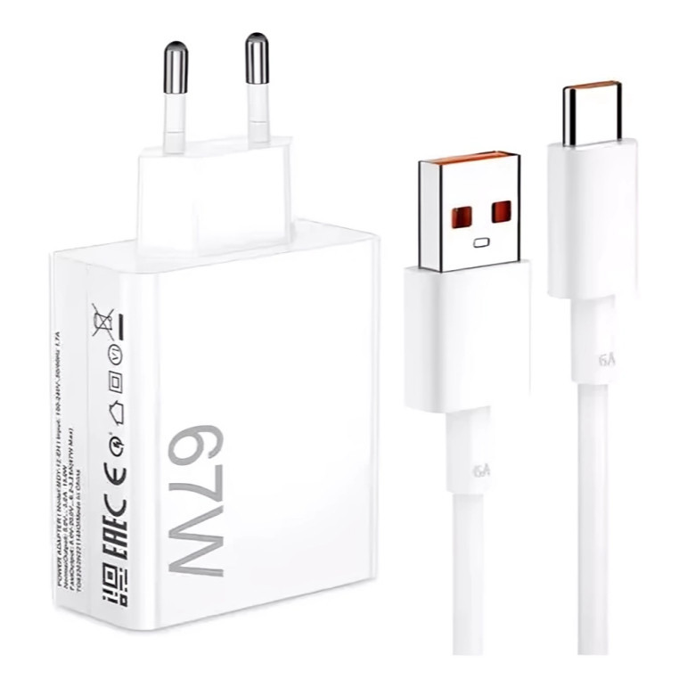 Fonte Usb Carregador Ultra Rápido 67w Usb C Turbo | Shopee Brasil