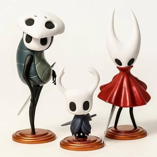 3pcs Hollow Knight Hornet Quirrel PVC Collectible Decoration boneco brinquedo action figure