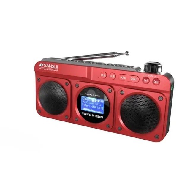 SANSUI F28 Rádio FM Portátil MP3 Walkman Cartão Externo Hi-fi De