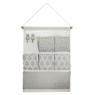 Organizador Porta Trecos p/ Pendurar c/ 6 Bolsos LOFT Jacki Design