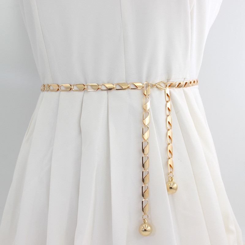 2 file Cintura completa con strass per donne, decorazione di