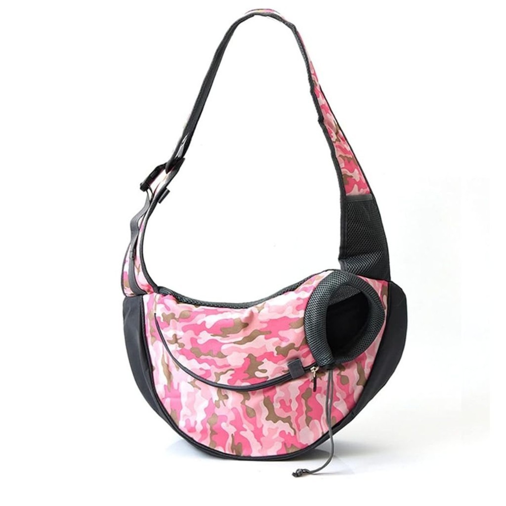 Bolsa para Ombro para Transporte de Pets Rosa A3E Imports