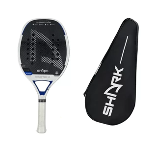 RAQUETE BEACH TENNIS SHARK PROKENNEX KINETIC X-BLUE + CAPA em Oferta na Shopee