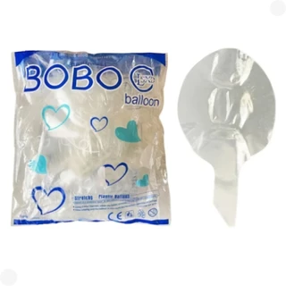 Balão Transparente Bobo Balloon 26Cm Pacote BL4001 - Yoss