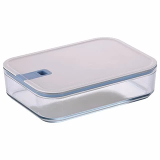 Pote de Vidro Hermético Retangular - Tampa com Alavanca - 2300ml - Perfect Seal - Neoflam