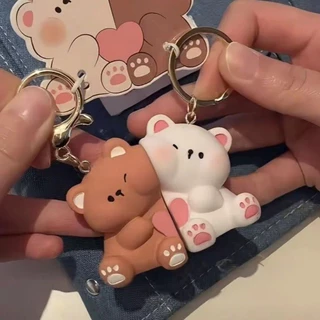 O Urso Fofo Magnético De Presente Perfeito Romântico Acessórios De Casal Precisa De Chaveiro