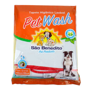 Tapete Higiênico Lavável Para Cães Pet Wash São Benedito Vermelho Grande em Oferta na Shopee