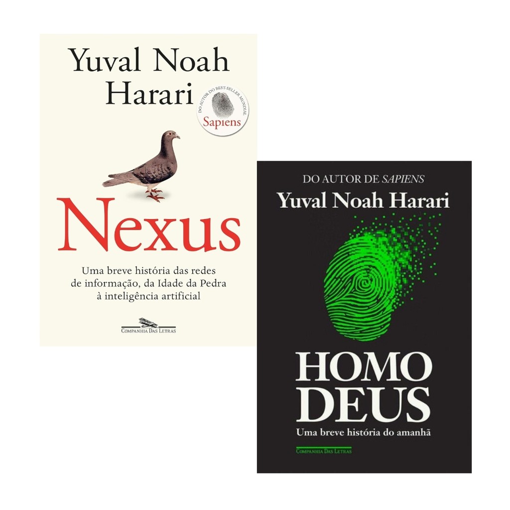 Livro Homo Deus + Nexus - Yuval Noah Harari - 2 Livros Físicos | Shopee ...
