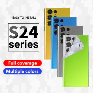 【 NEW 】 Samsung Galaxy S24 Ultra S24 S23 Plus S23 S22 Anti-Riscos Adesivo De Filme Decalque Premium Protetor De Cor Da Pele