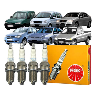 Jogo 04 Vela Ignição Ngk Gm Astra Corsa Meriva Vectra Zafira em Oferta na Shopee