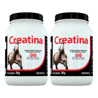 Creatina 2kg - Vetnil - 2 Unidades