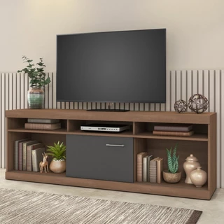 Rack para Tv até 80 Polegadas Ice 180cm 1 Porta