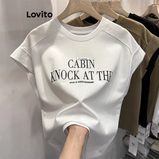 Camiseta Casual Feminina Básica com Texto
