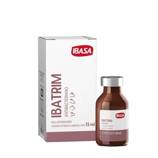 Ibatrim 15ml IBASA Antibacteriano Sulfadiazina e Trimetroprim
