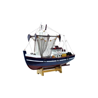 Miniatura Barco Navio Caravela Madeira Enfeite Decorativo 28cm