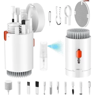 Kit De Limpeza 20 Em 1 De Tela Limpador De Teclado Com Escova Laptop Airpod Para Câmera Monitor De Computador De Mesa